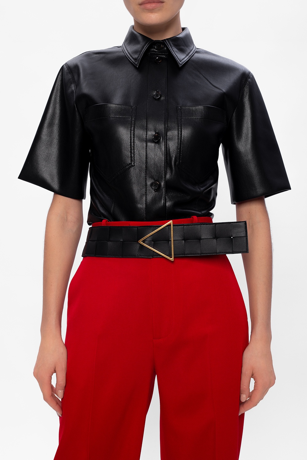 Bottega Veneta Intrecciato leather belt